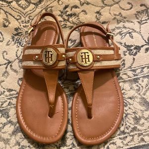Tommy Hilfiger brown sandals!
